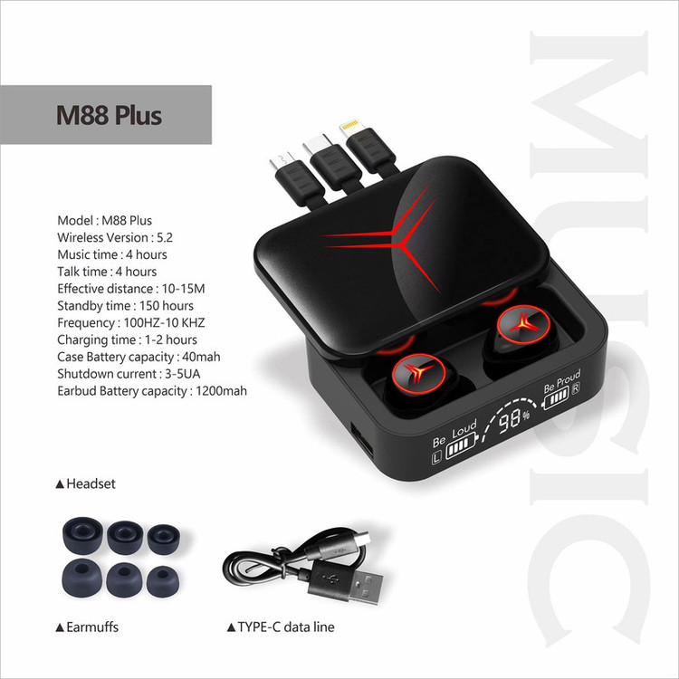 ایرپاد بلوتوثی مدل M88 plus