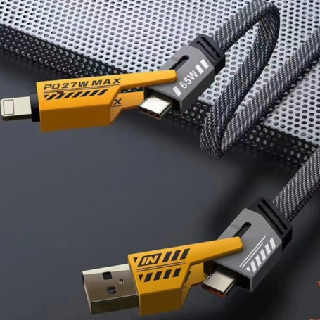 کابل ۴ کاره فست شارژ 65w اورجینال