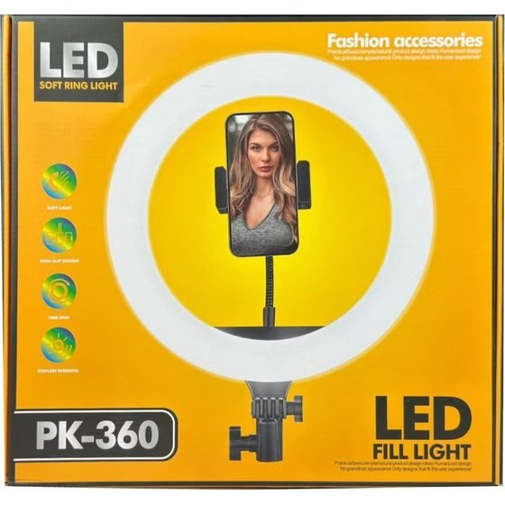 رینگ لایت PJ-360 با پایه 8819