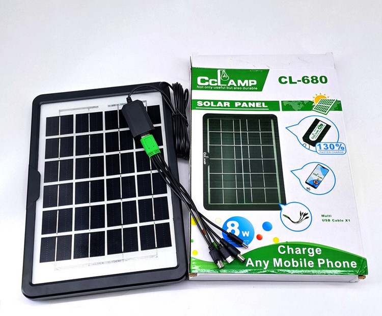 پنل خورشیدی سولار ۸ وات مدل CL-680