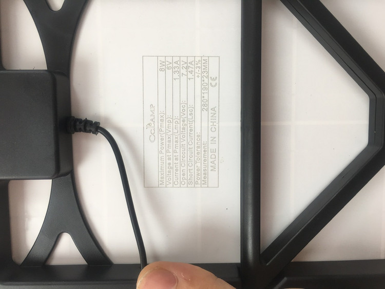 پنل خورشیدی سولار ۸ وات مدل CL-680