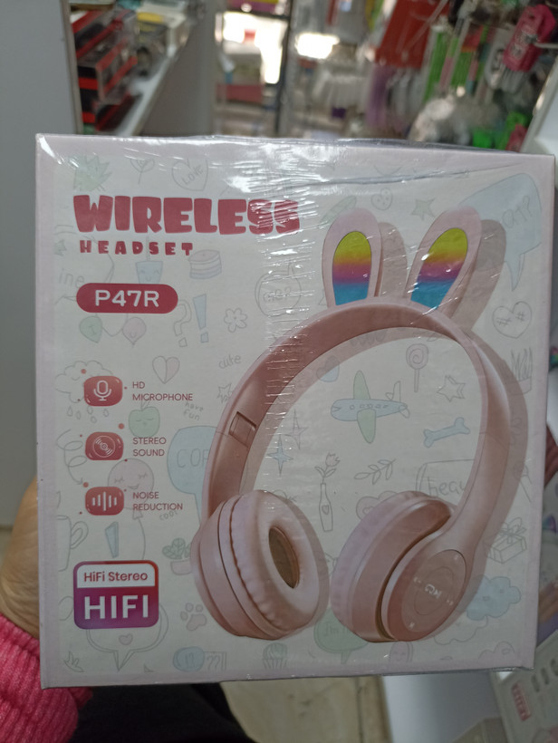 هدفون خرگوشی مدل P47R رقص نور دار