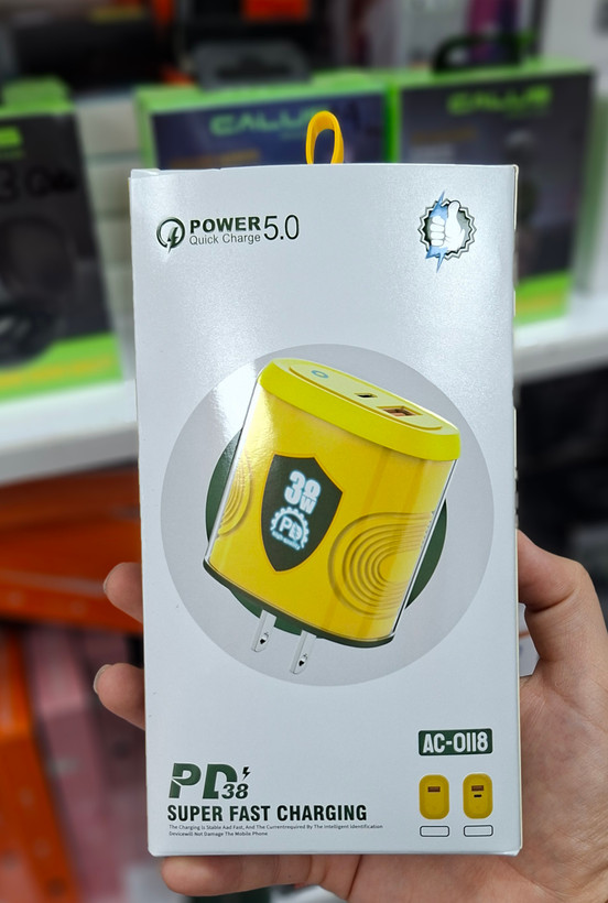 شارژر ۳۸ وات مدل AC-0118 به همراه کابل