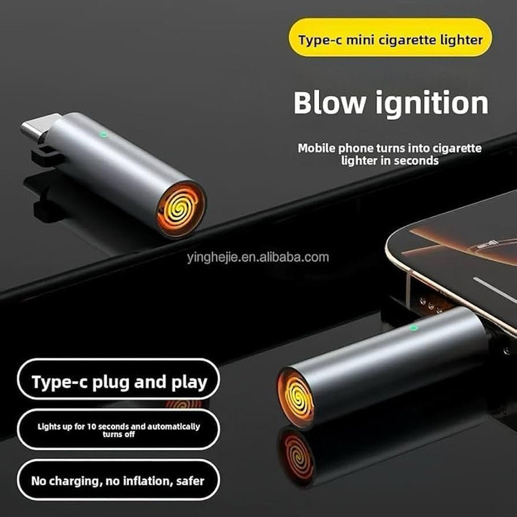 فندک سیگار برقی USB-C