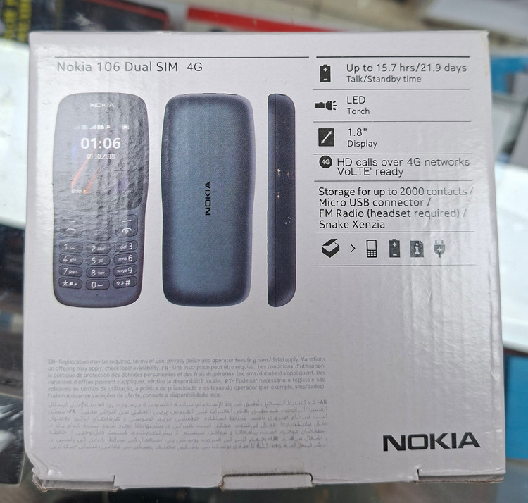 گوشی موبایل نوکیا مدل Nokia 106 4G (نوکیا 106 فور جی)