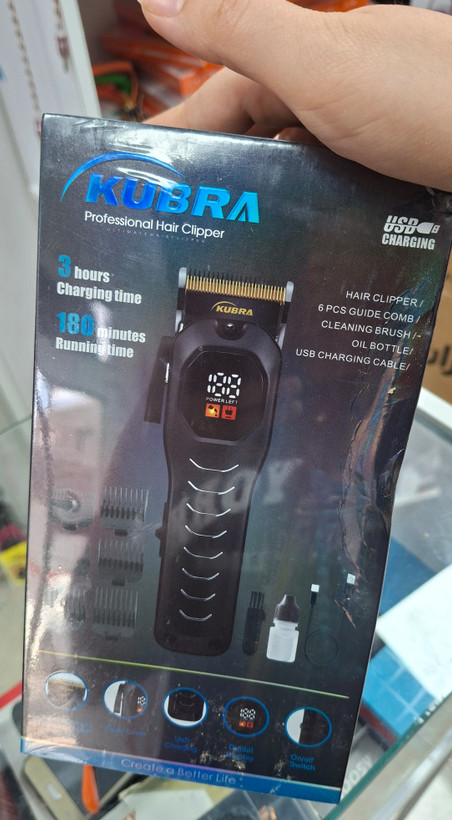 ماشین اصلاح(ریش تراش)موی حرفهای KUBRA مدل KB731