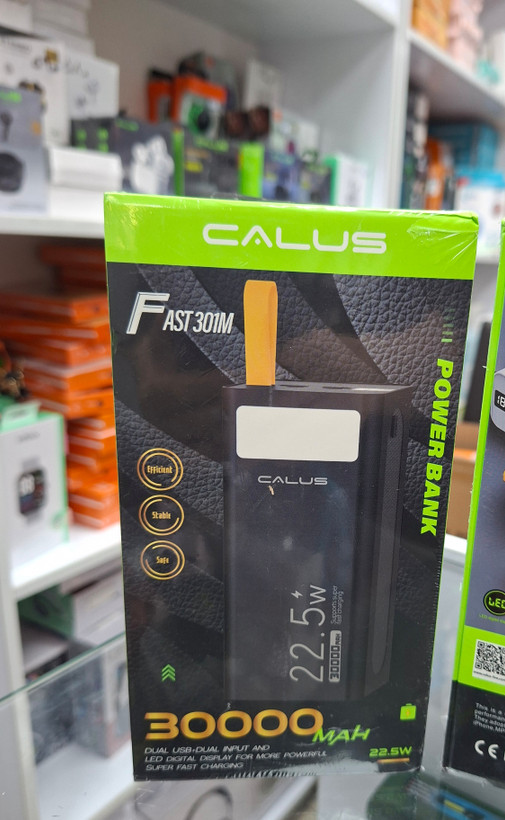 پاوربانک 30 هزار سوپرفست کالوس مدل CALUS FAST 301M