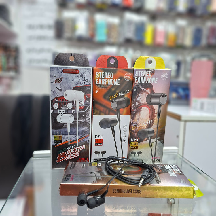 هندزفری سوزنی STEREO EARPHONE مدل D21