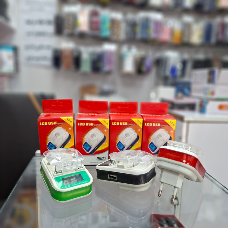 شارژر همه کاره باتری LCD دار (شارژر خرچنگی)
