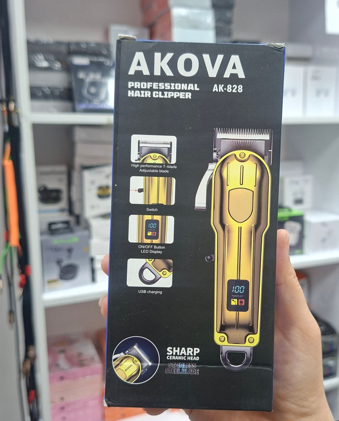 ریش تراش/ماشین اصلاح مو حرفه ای AKOVA مدل AK_828