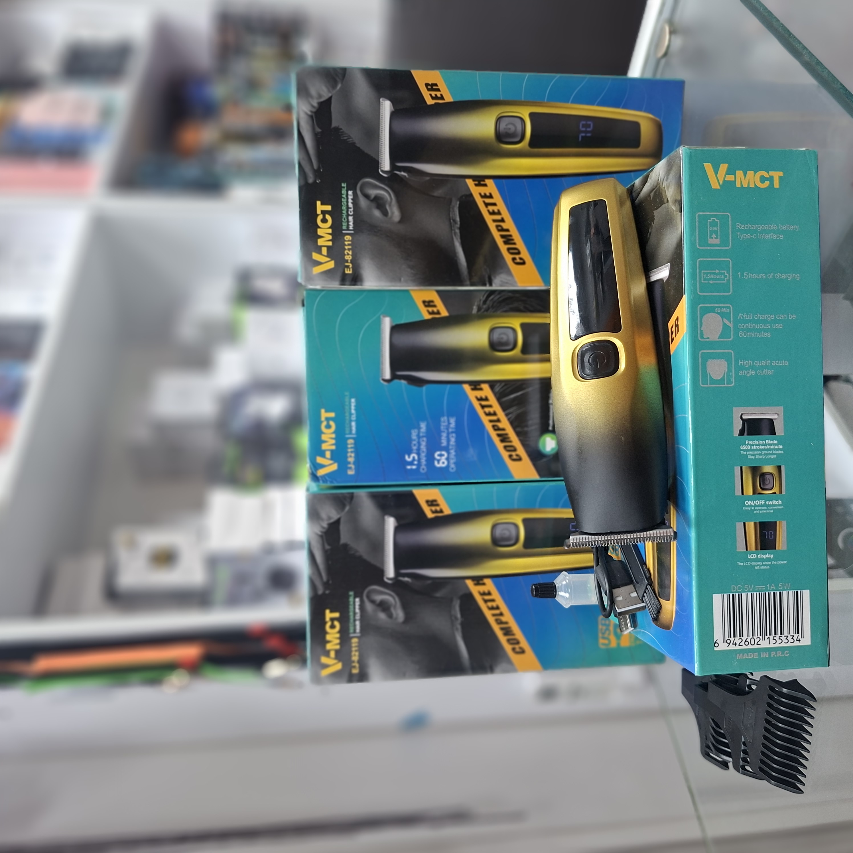 ریش تراش/ماشین اصلاح مو حرفه ای V-MCT مدل EJ-82119