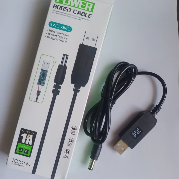 کابل تبدیل سوکت usb به سوکت Dc مدل power boost cable
