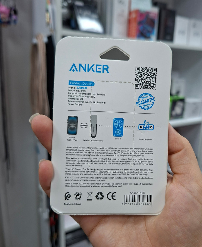 دانگل بلوتوث انکر مدل R30i