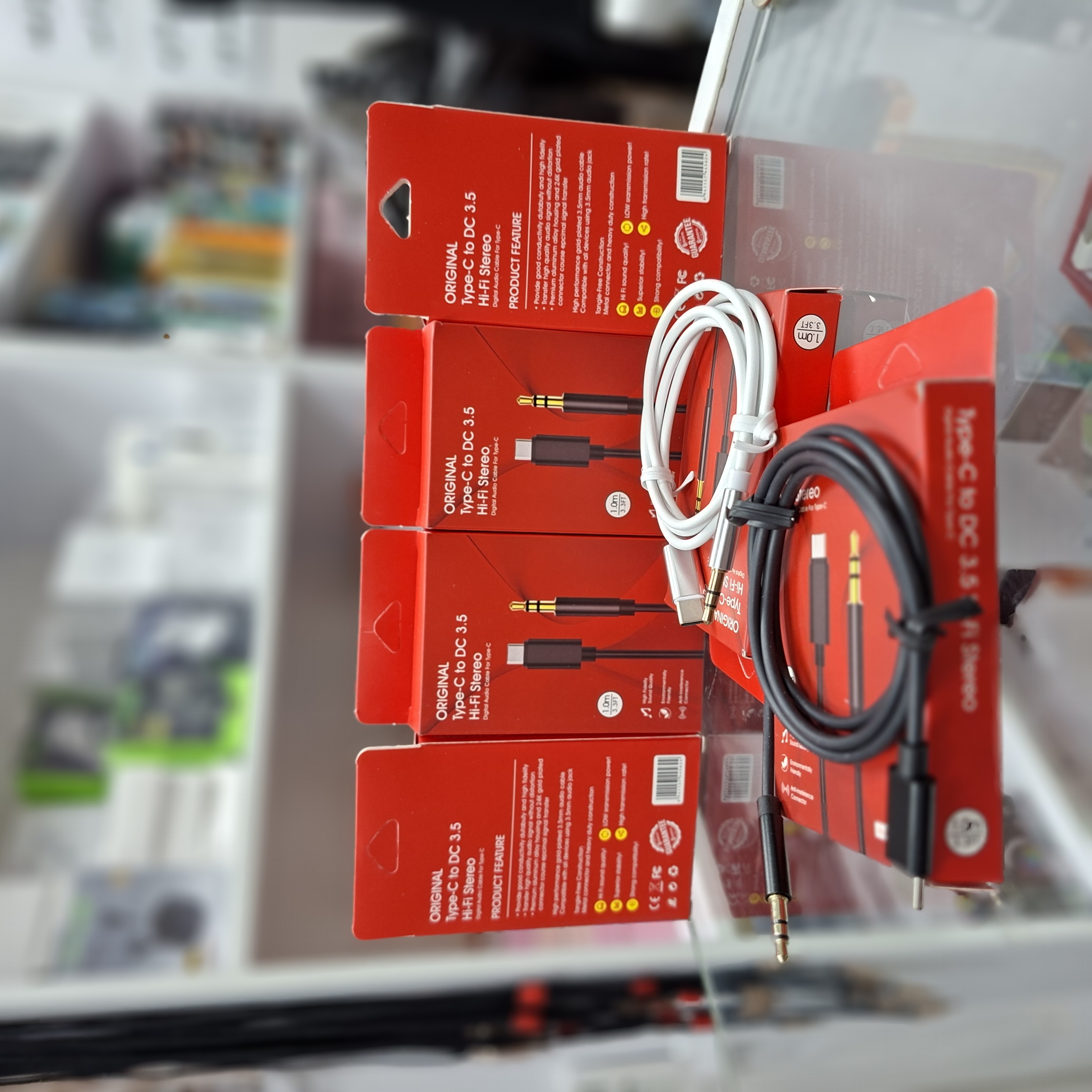 کابل تبدیل تایپ c به AUX مدل IZ56