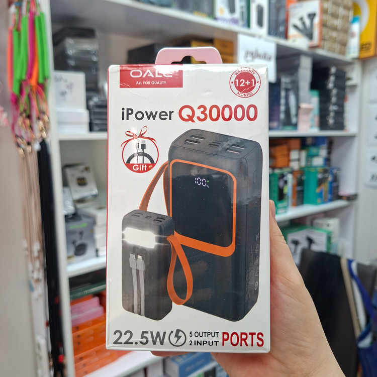 پاوربانک 30 هزار OALE مدل iPower Q30000