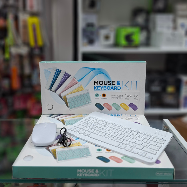 ست کیبورد و ماوس بی سیم بلوتوثی مدل KIT