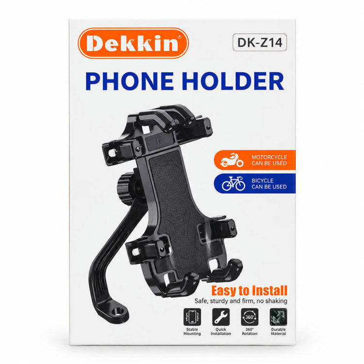 هولدر و نگهدارنده موبایل دکین مدل Dekkin DK-Z14 مخصوص موتور و دوچرخه