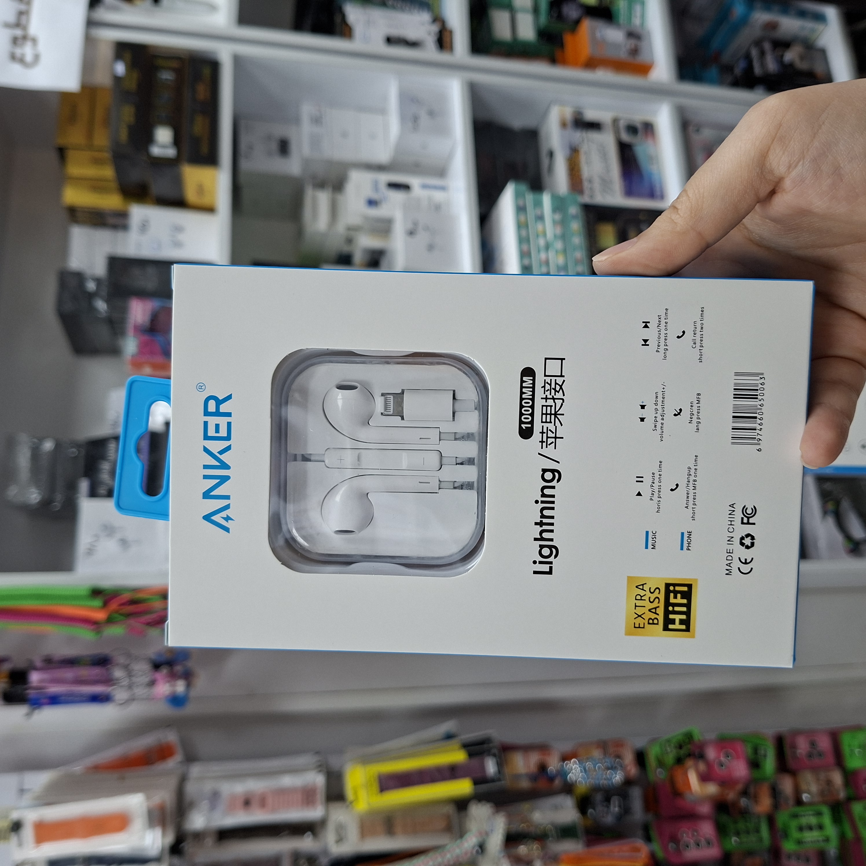 هندزفری لایتنینگ انکر Anker مدل K12