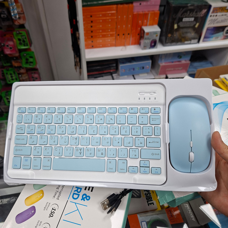 ست کیبورد و ماوس بی سیم بلوتوثی مدل KIT