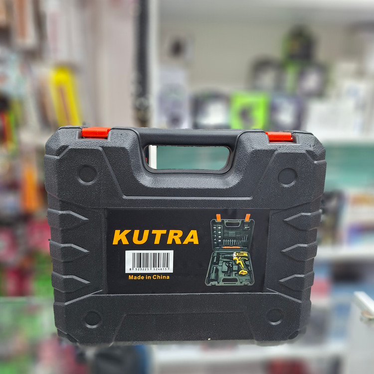 دریل و پیچ گوشتی شارژی دارای دو باتری کاترا KUTRA