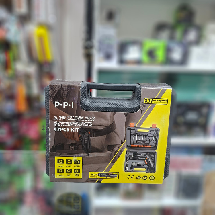 دریل و پیچ گوشتی شارژی و ابزار کامل مدل P.P.l