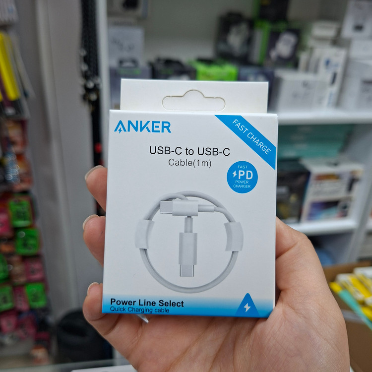 کابل شارژ دو سر تایپ c فست انکر (ANKER)