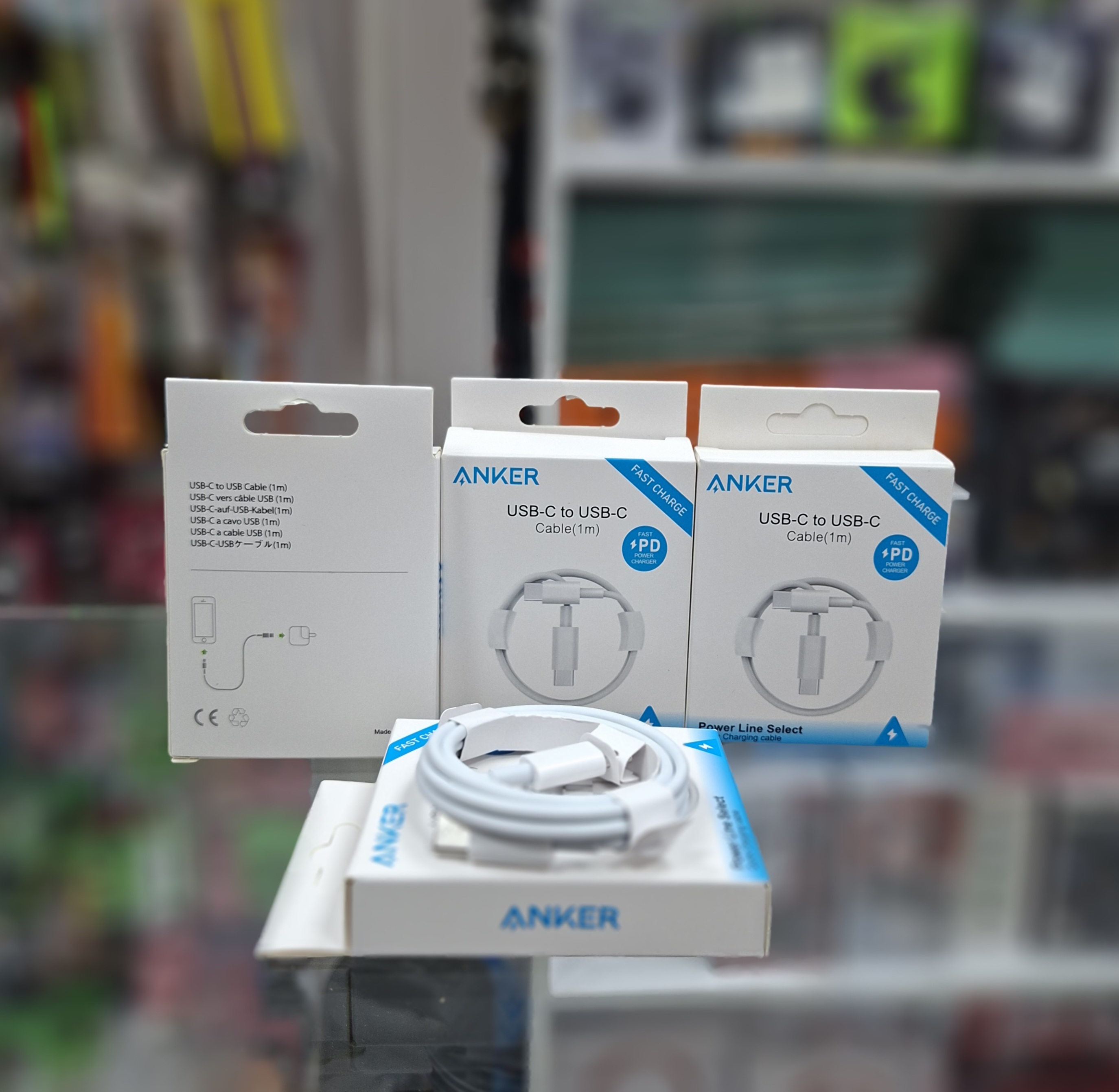 کابل شارژ دو سر تایپ c فست انکر (ANKER)