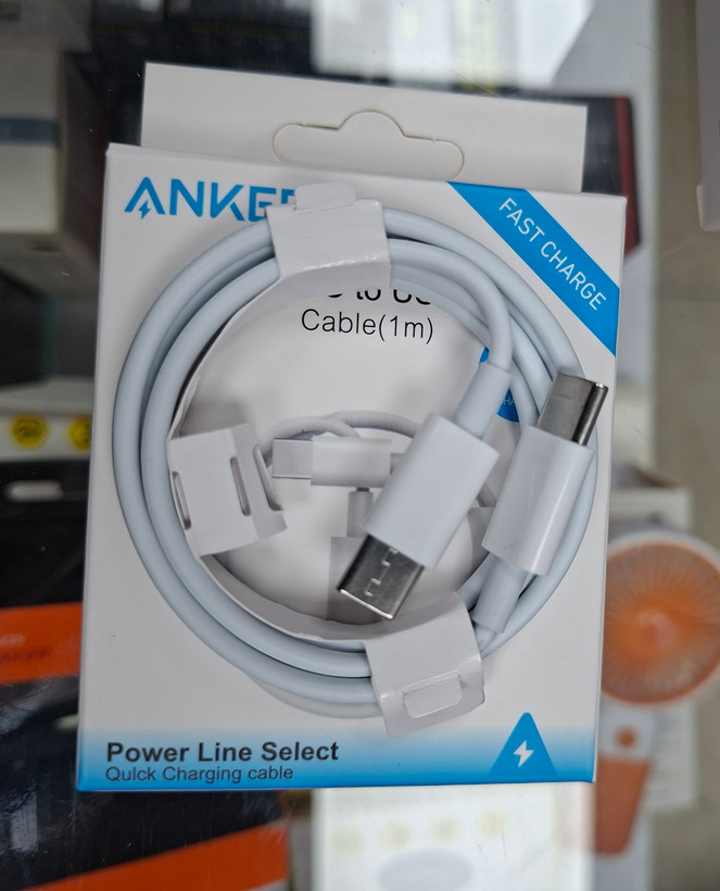 کابل شارژ دو سر تایپ c فست انکر (ANKER)