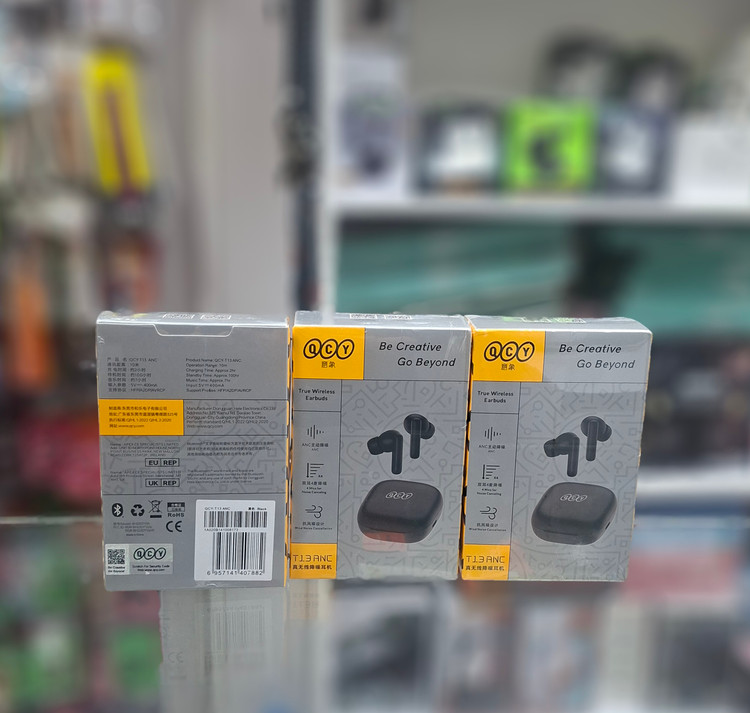 ایرپاد بلوتوثی QCY-T13 ANC دارای نویزکنسلینگ فعال(ANC)